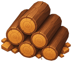 Wood found on an island